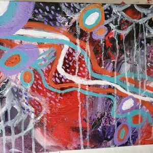 Abstract Art Painting Hangable Canvas